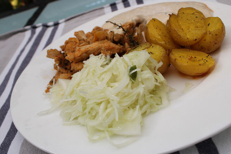 Zwiebel-Ingwer-Weißkraut, als Salat oder Gemüse