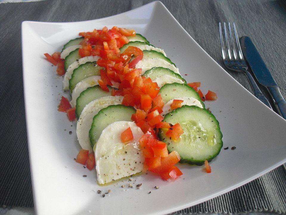 Gurken-Paprika-Salat von Kristalline2| Chefkoch