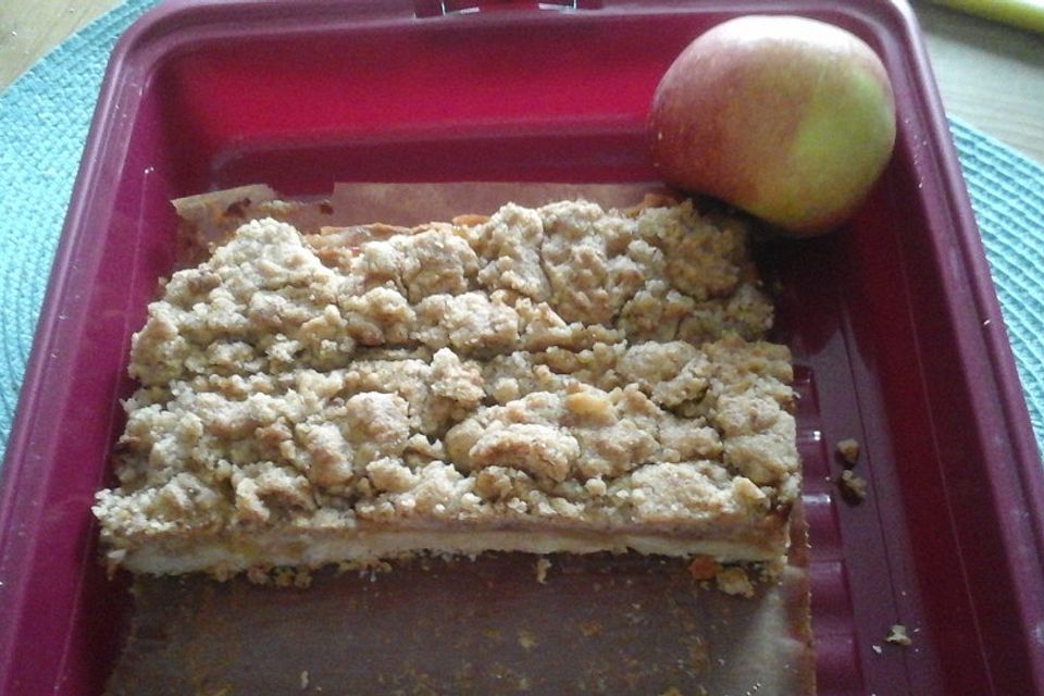 Apfelkuchen mit Nuss-Streusel