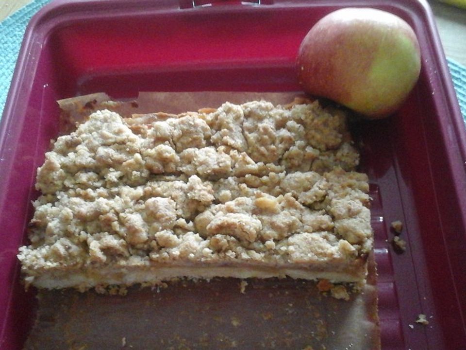 Apfelkuchen mit Nuss-Streusel von sun_luv| Chefkoch