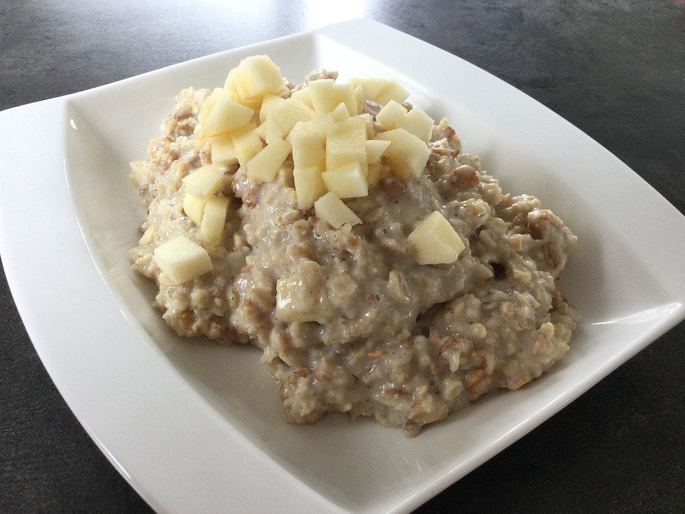 Apfel-Zimt-Porridge von JessicaWilliams | Chefkoch