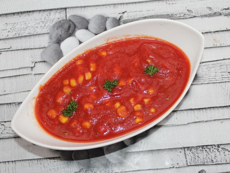 Mais-Tomaten-Suppe von Jasmin-Petra-Wenzel| Chefkoch