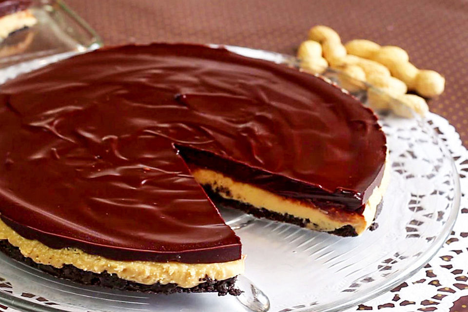 Oreo-Erdnussbutter-Torte