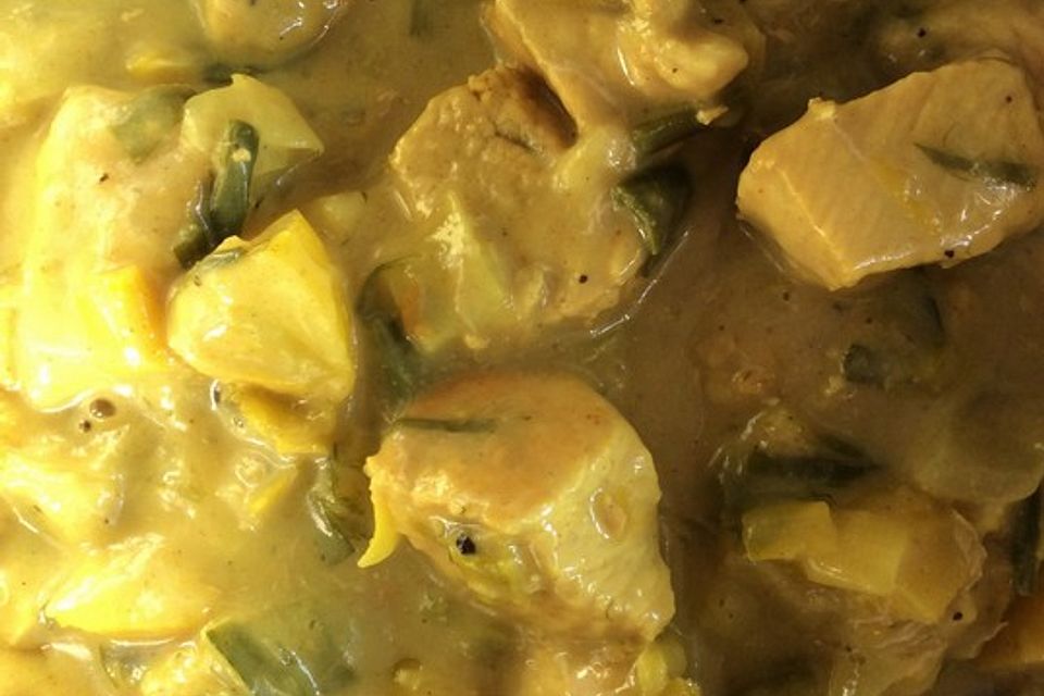 Fruchtiges Putencurry