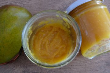 Mango-Kokos-Himbeer-Marmelade