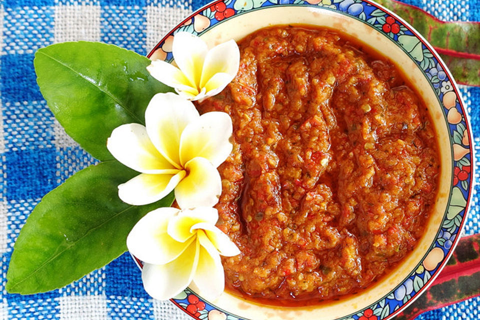 Räuber-Sambal "Sambal bajak Andin" aus Jakarta