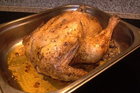 Gefülltes Hähnchen aus dem Backofen von bertino-küche | Chefkoch
