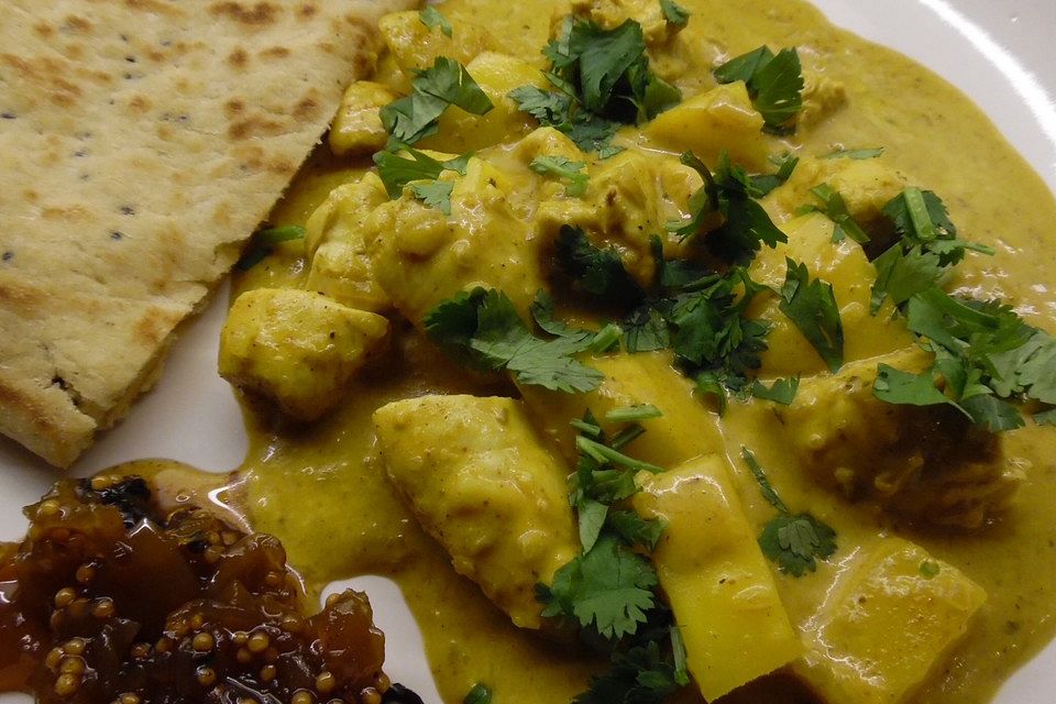 Indisches Chicken Korma mit Mango