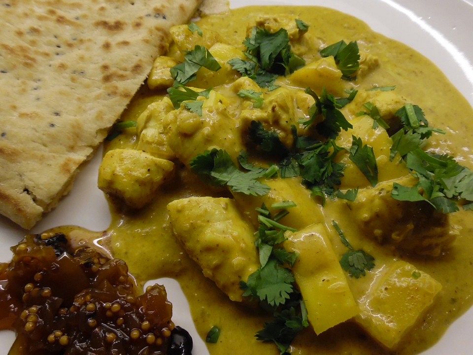 Indisches Chicken Korma mit Mango von Pannepot | Chefkoch