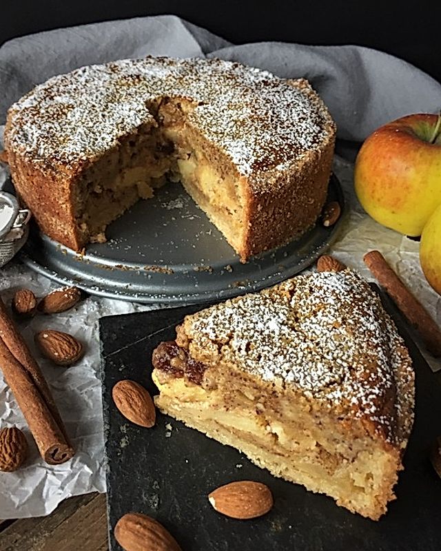 Apfelkuchen Mit Sahne Zimt Rezepte | Chefkoch