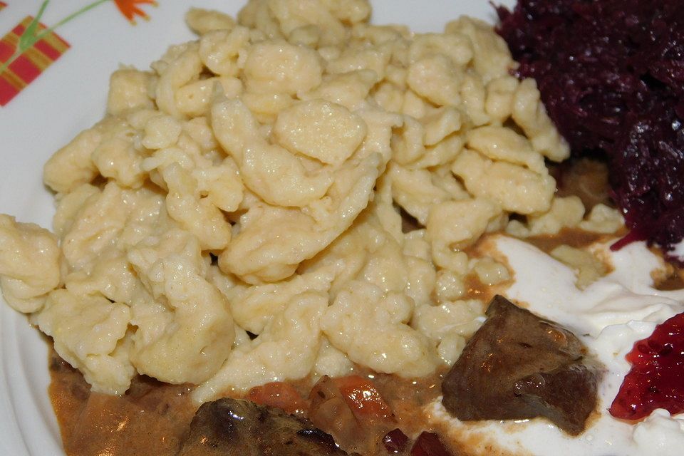 Dinkelspätzle