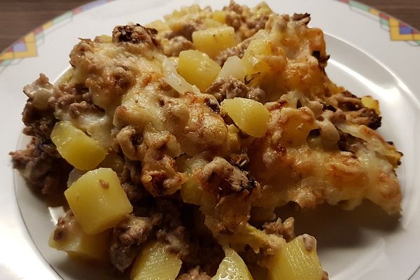 Chinakohl-Hack-Kartoffel Auflauf von RRoesler | Chefkoch