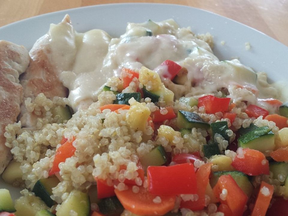 Quinoa mit Gemüse und Hähnchen von Soso-St| Chefkoch