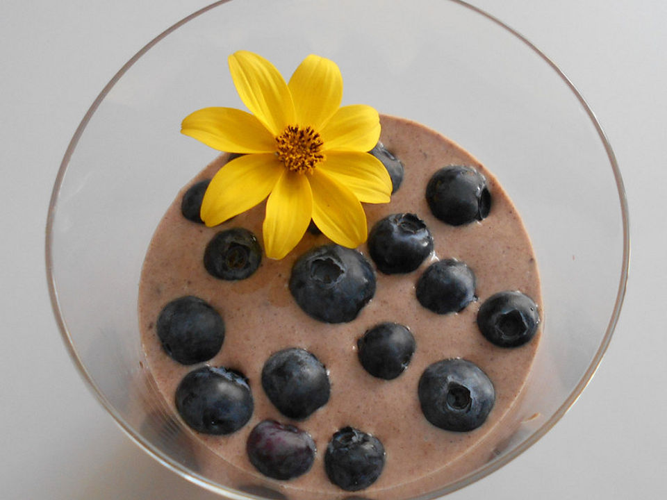 Schokojoghurt mit Heidelbeeren von SunnyKida | Chefkoch