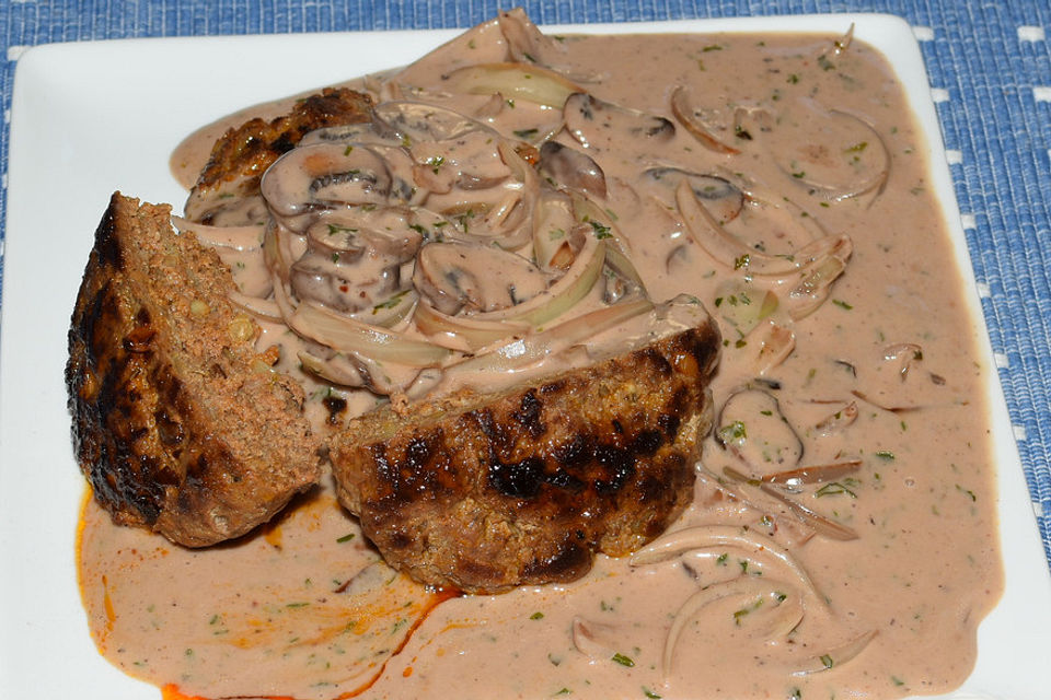 Bettinas Champignon-Zwiebel-Pfanne