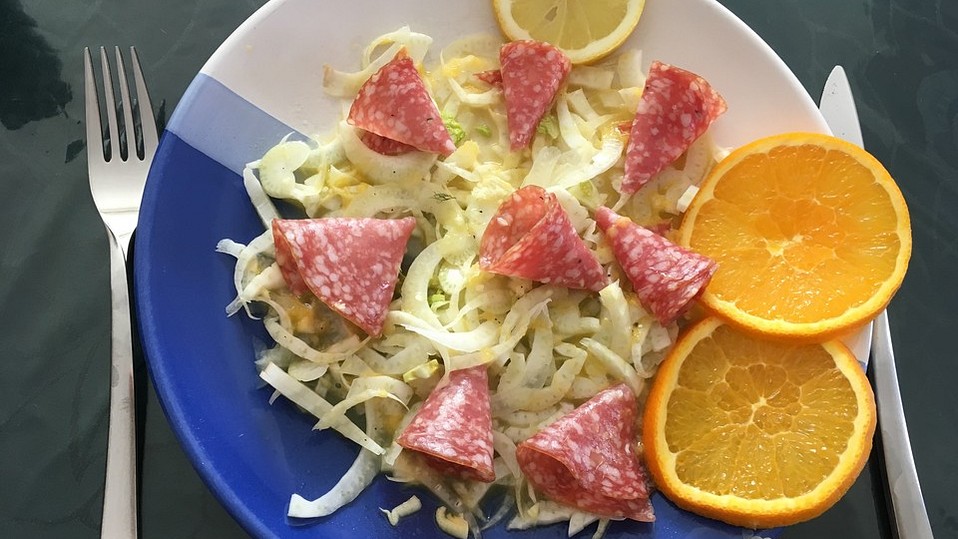 Italienischer Fenchelsalat mit Salami von Illi136