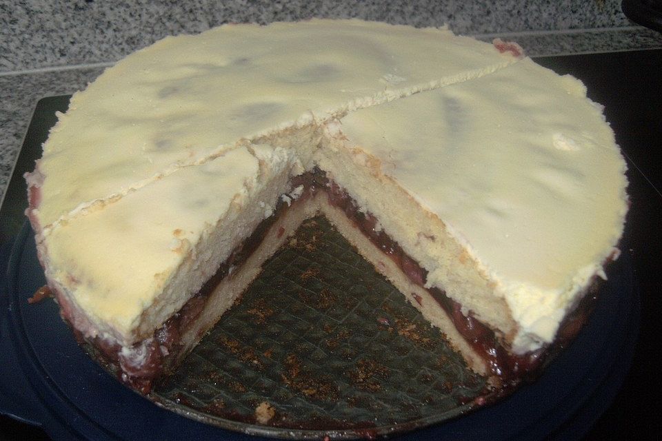 Schmand-Pudding-Kirschtorte