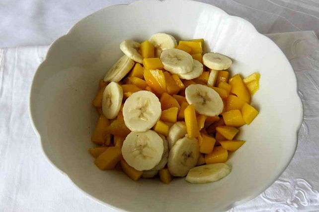 Beschwipster Mango-Bananen-Salat von Juulee| Chefkoch