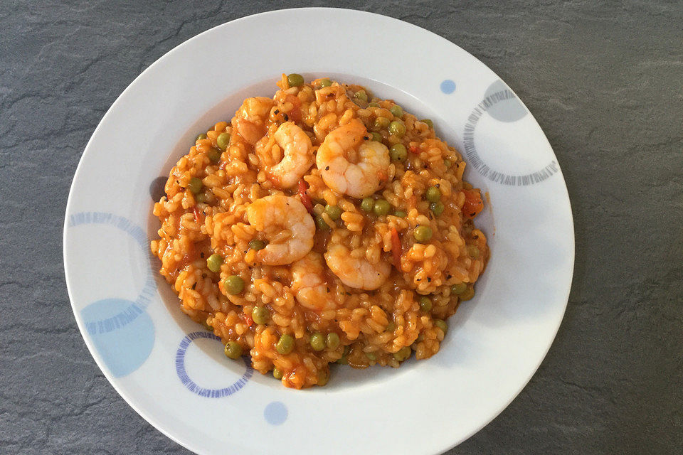 Risotto mit Garnelen