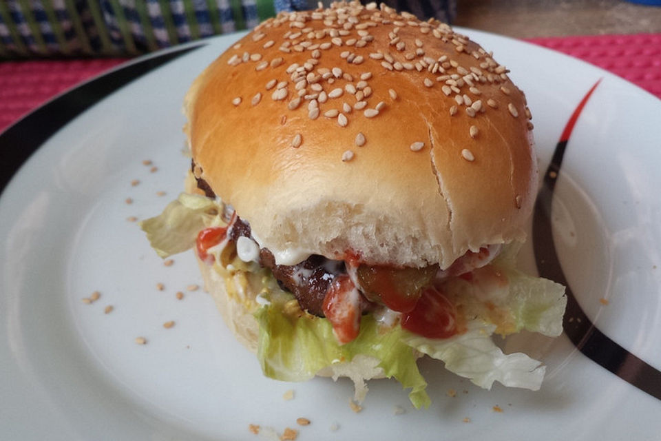 Klassischer Hamburger