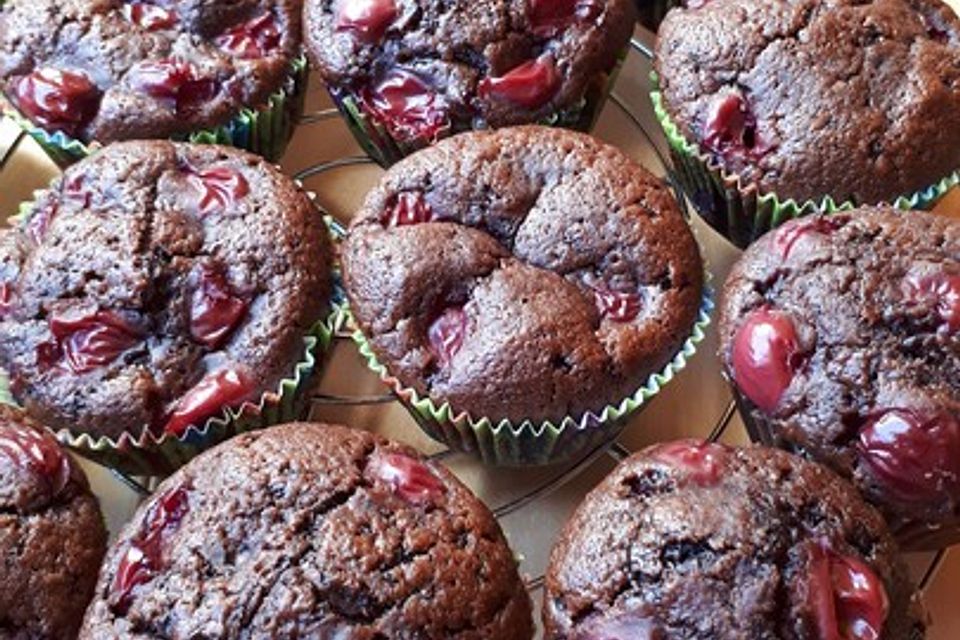 Vegane Schoko-Muffins