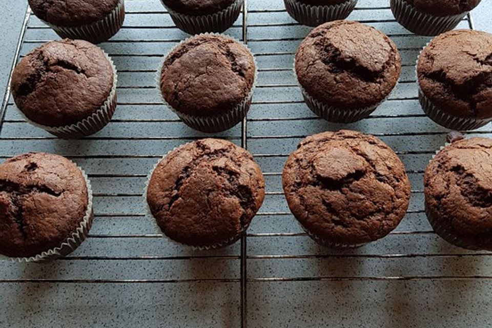 Vegane Schoko-Muffins