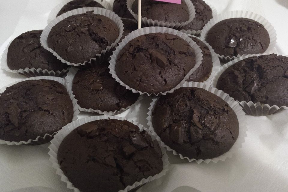 Vegane Schoko-Muffins