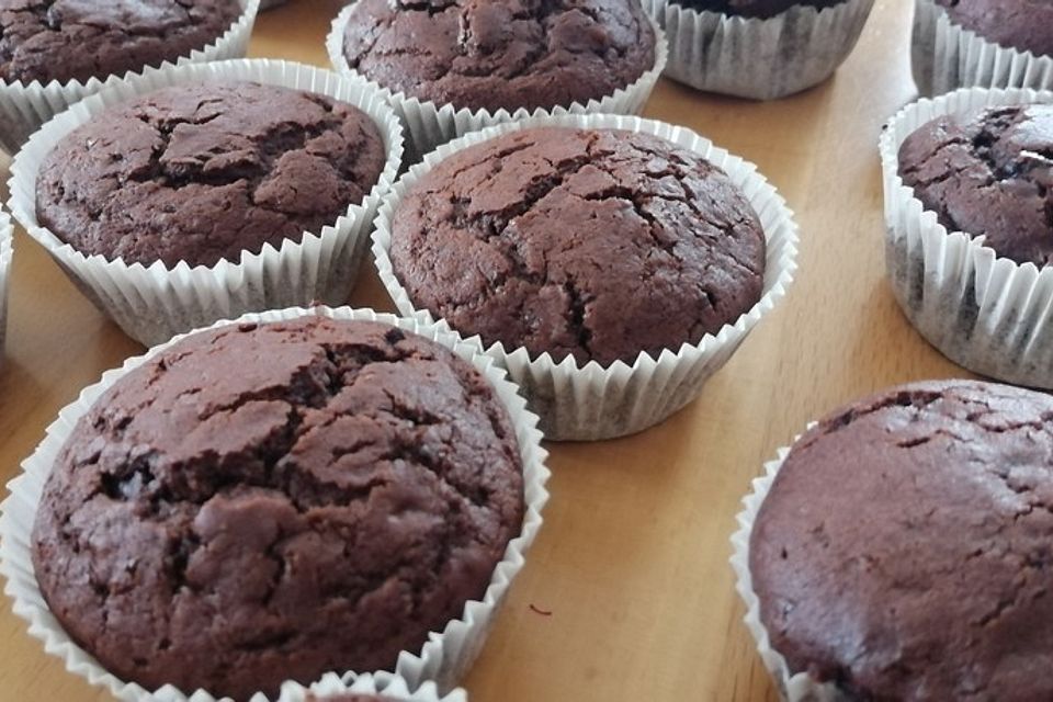 Vegane Schoko-Muffins