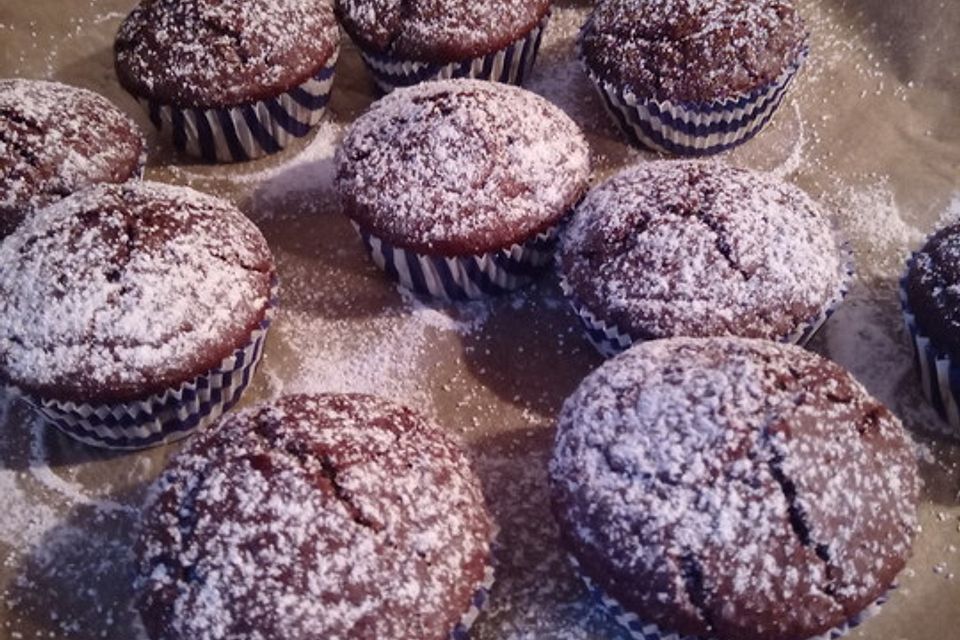 Vegane Schoko-Muffins