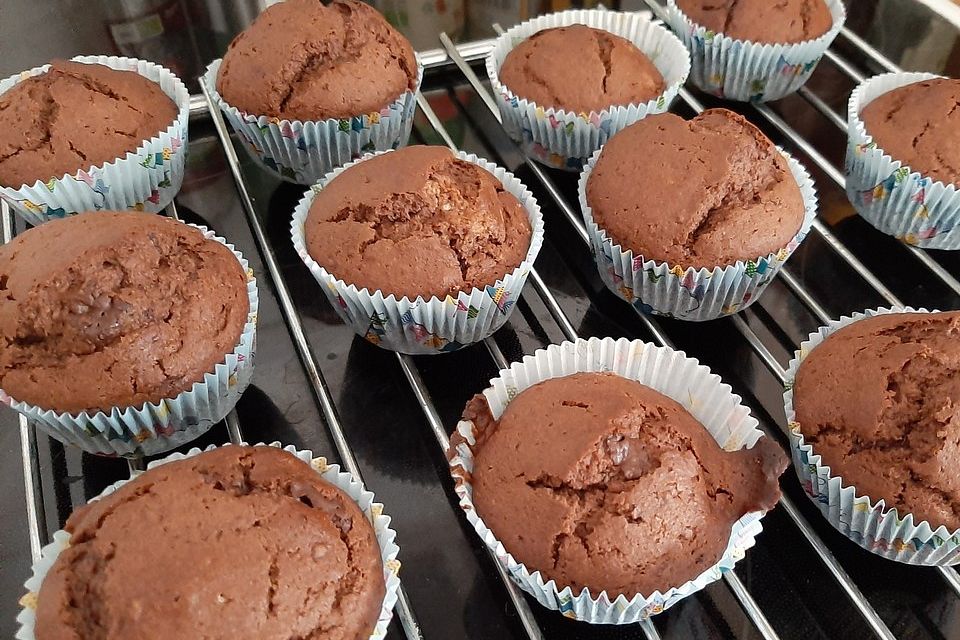 Vegane Schoko-Muffins