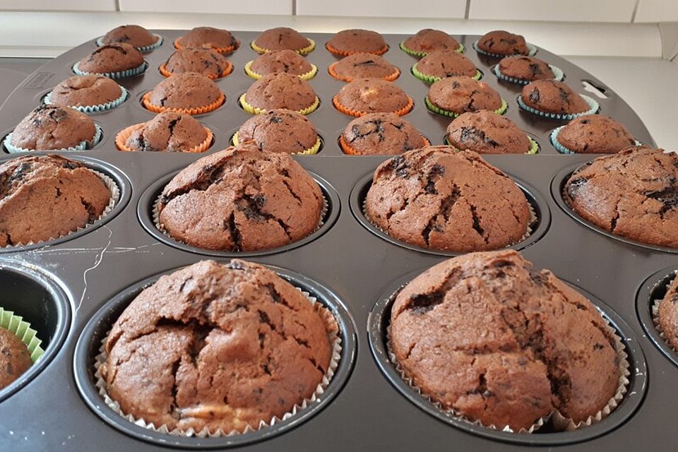 Vegane Schoko-Muffins