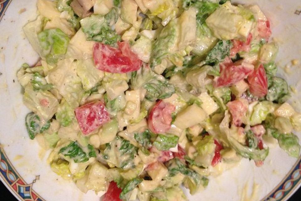 Avocadosalat mit Apfel