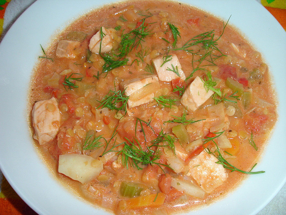 Fisch-Gemüsetopf mit roten Linsen von dodith| Chefkoch