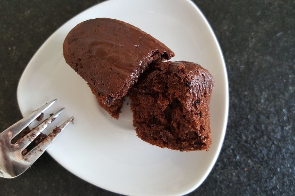 Vegane Cappuccino-Schoko-Muffins mit Kokos