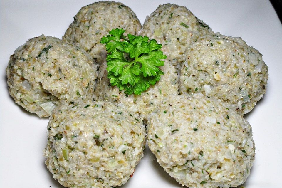 Grünkern-Knödel