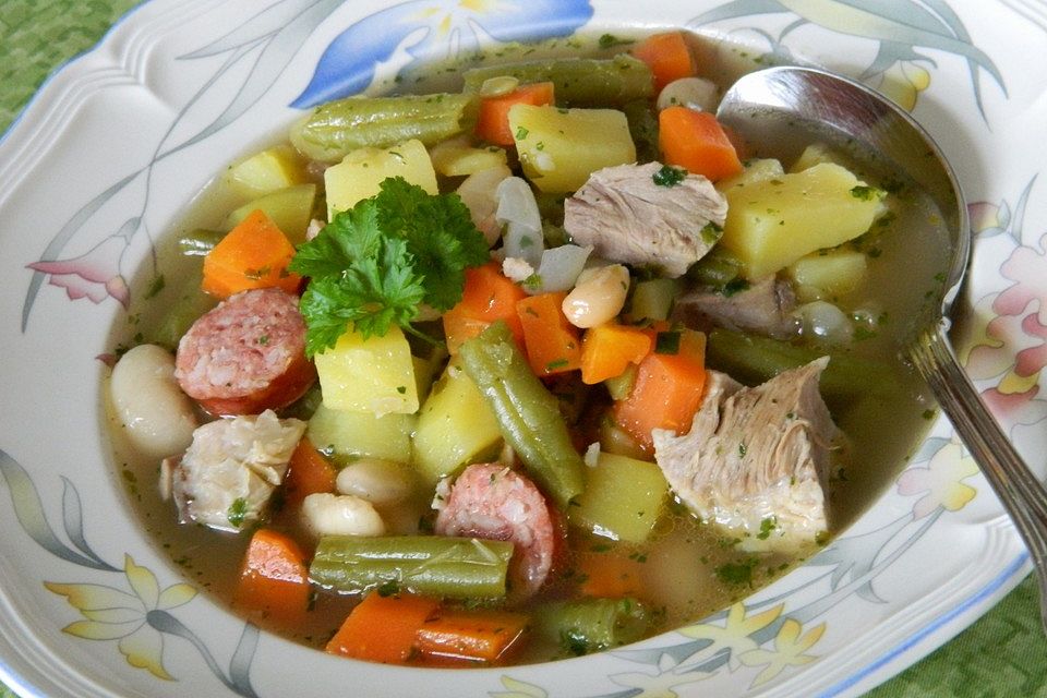 Bohnensuppe von Mutti