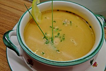 Huhnercremesuppe Mit Zitrone Von Barchenknutscher Chefkoch