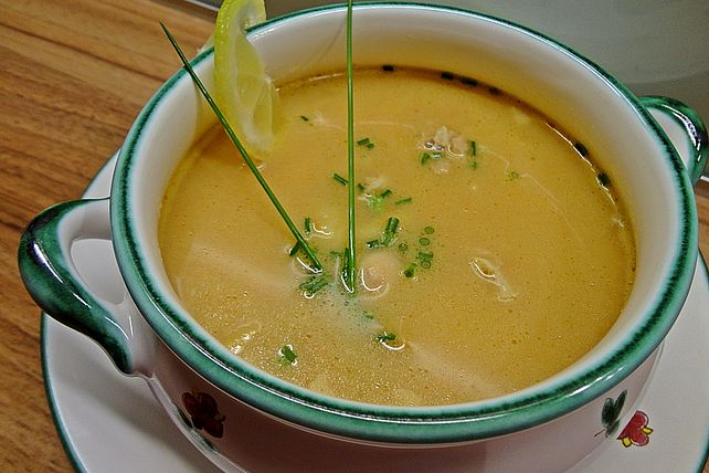 Hühnercremesuppe mit Zitrone von Bärchenknutscher| Chefkoch