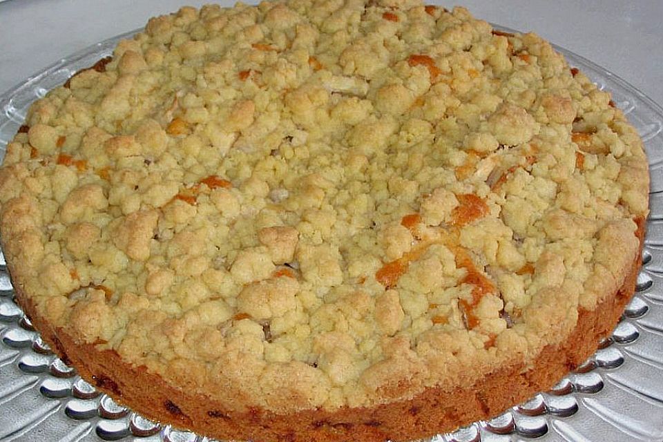 Apfel - Schmandteig Kuchen