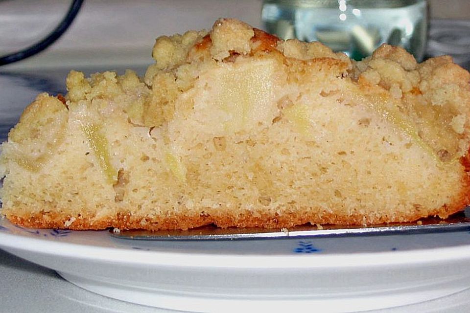 Apfel - Schmandteig Kuchen