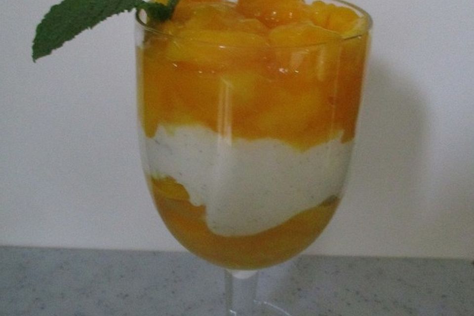 Mascarpone mit Frucht Mascarpone mit Frucht