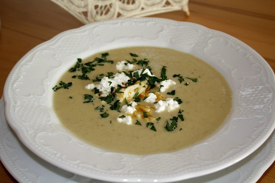 Blumenkohlsuppe mit Ras el Hanout