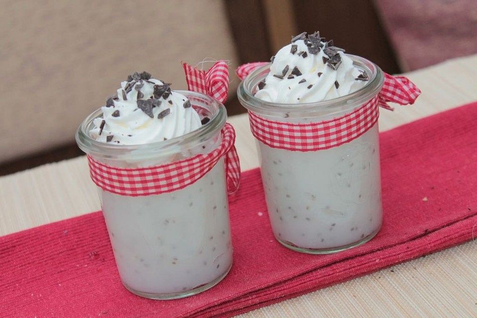 Reismilchpudding mit Chia