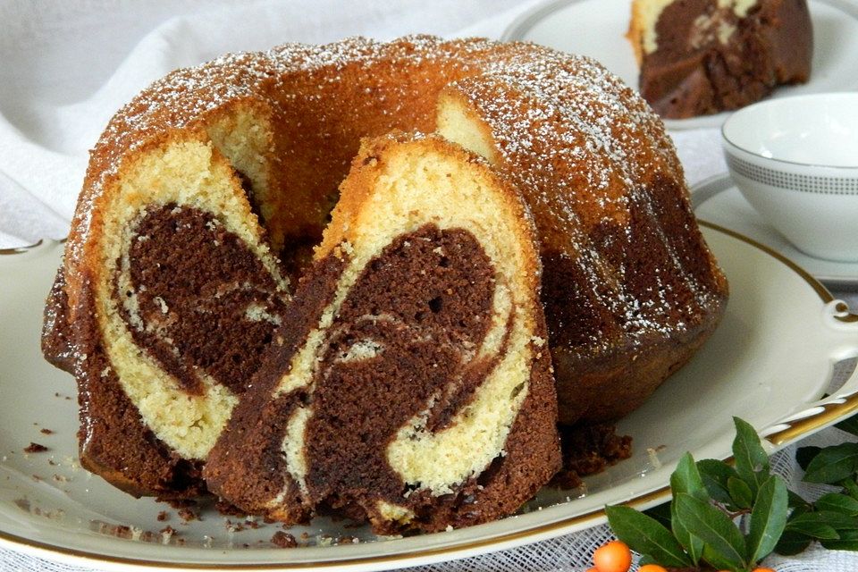 Marmorkuchen mit Nutella, sehr saftig