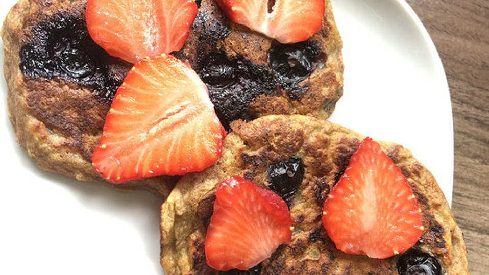 Heidelbeer-Pfannkuchen ohne Zucker von Zebra15 Heidelbeer-Pfannkuchen ohne Zucker von Zebra15