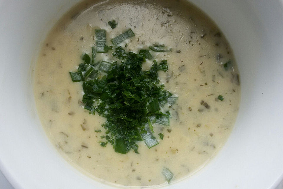 Celler Kräutercremesuppe