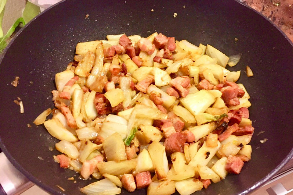 Fenchel mit Bacon