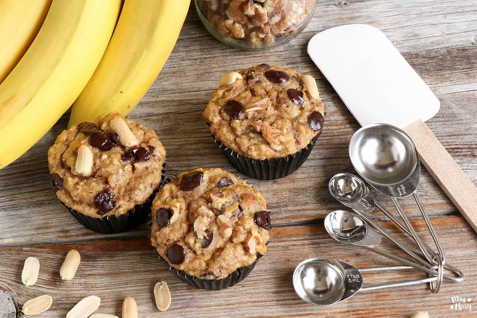 Chunkey Monkey Bananen-Muffins