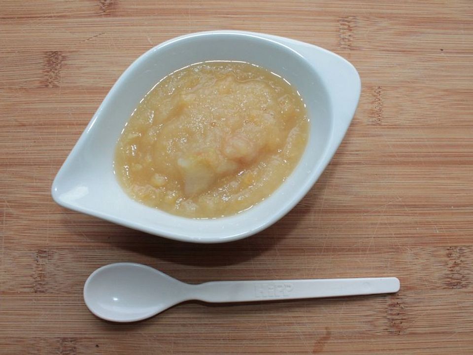 Apfel-Birnen Brei ab dem 6. Monat von IcePrincess2| Chefkoch