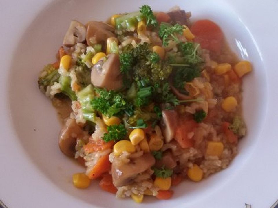 Gemüse-Reis-Topf mit Kräutern von McMoe| Chefkoch